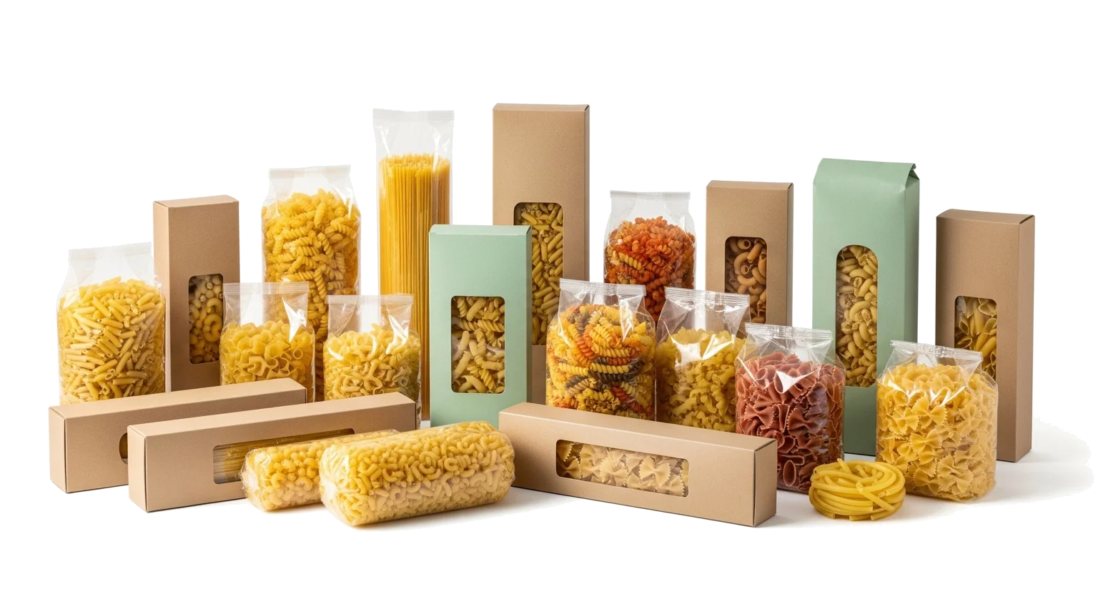 Packaging pasta cereali imballaggio primario