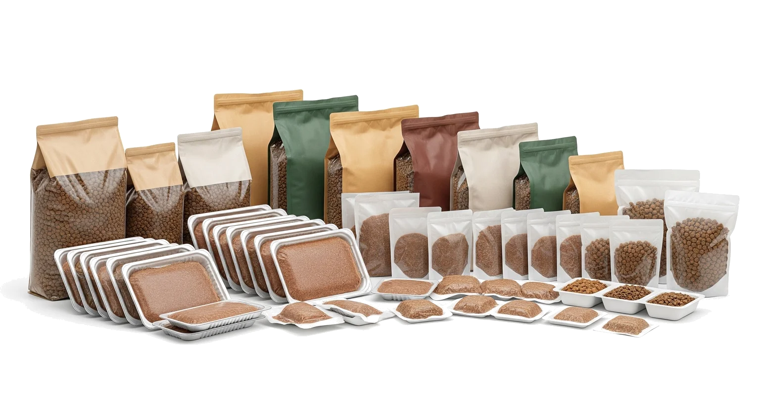 Packaging pet food imballaggio alimenti animali