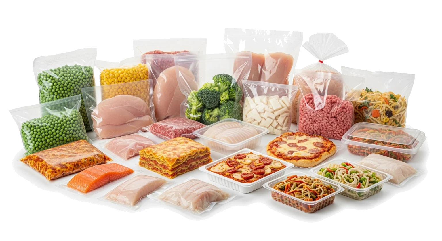 Packaging surgelato imballaggio freddo catena del freddo